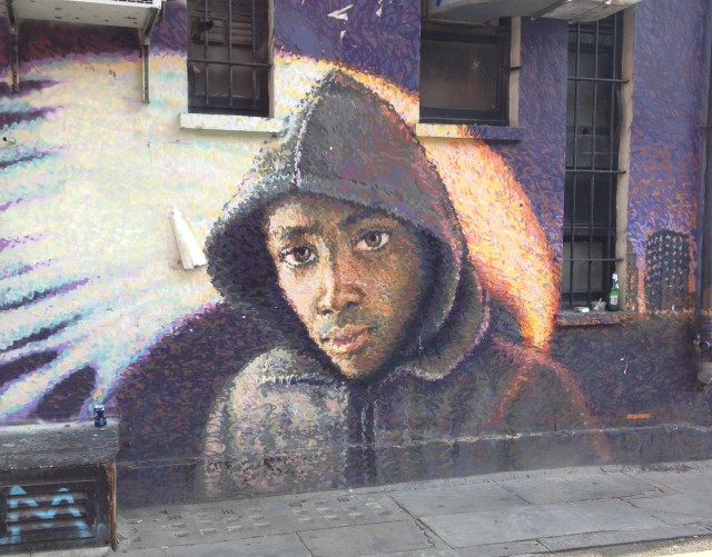Piece paying homage to Trayvon Martin by Jimmy C